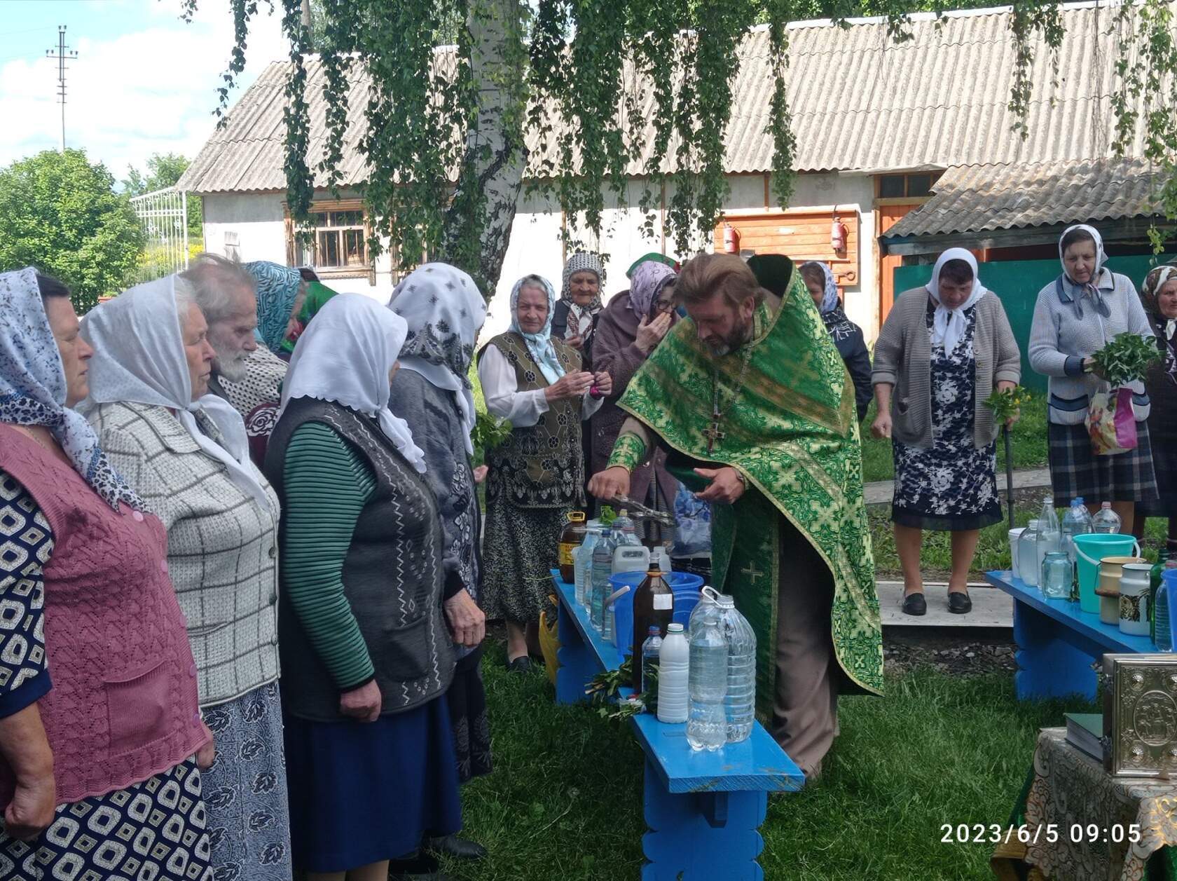 Водосвятный молебен.